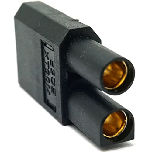 One Piece EC5 Female to XT90 Male Connector Adapter Plug Black