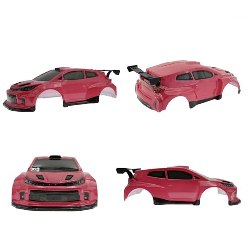 RC Car Body Shell PVC 37x16.7x11cm Replacement DIY Upgraded for SY1204 Series Quick Installation Lightweight Repair Parts, Red