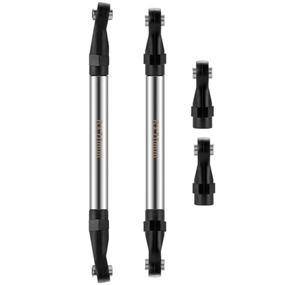 Straight Chassis Links - Stainless Steel Link Set High Clearance Linkage Link Rod with Plastic Rod Ends 50mm-100mm Compatible with 1/10 RC Crawler Axial SCX10 II III TRX4 (70mm) - color: 70mm