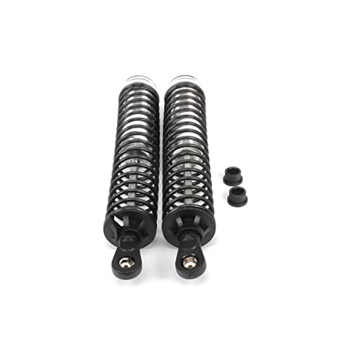 RC Shock Absorber 140mm,Oil Adjustable RC Damper Set for 1/8 Rc Car Buggy Truck Hsp Hpi Losi Axial Upgraded Hop-Up Parts 4PCS/Set(Silver) - color: Silver