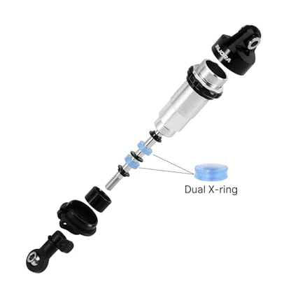 INJORA 88mm Oil Shocks with Progressive Springs for 1/16 Mini Maxx Mini XRT