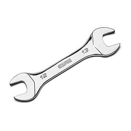 Capri Tools 12 mm x 13 mm Slim Mini Open End Wrench, Metric - size: 12 mm x 13 mm
