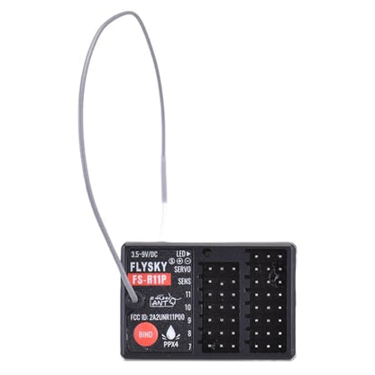 Flysky FS-R11P 11 Channel 2.4GHz Receiver for RC Car Boat, Long Range Radio Control Receiver with PWM PPM IBUS SBUS Output