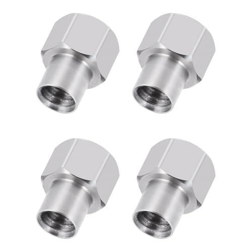 Stainless Steel M2.5 Extended Wheel Nuts 2mm Upgrade for 1/18th TRX4M Defender Bronco K10 High Trail F150 RC Crawler Car Parts (2mm) - style: 2mm