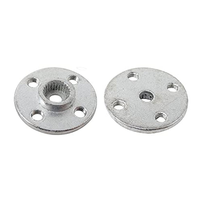 Honbay 6PCS Metal Servo Arms Horn Aluminum Round 25T Standard Servo Disc with Screw for RC Robot Boat Car Airplane Hop-up Parts