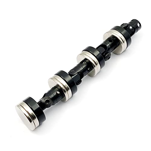 FainWan 4PCS RC Magnetic Body Post,Alloy Magnetic Stealth Invisible Body Shell Mount Column Compatible with H-S-P Red-cat Hi-Moto Tra-xxas SCX10 4WD 1/10 RC Car (Black)