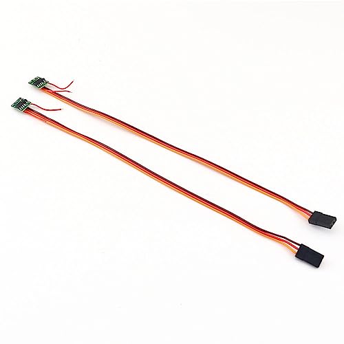 2Pcs Micro 1A Mini ESC DIY Two-Way Forward and Reverse Brushed DC 5V JR Connector ESC for Mini RC Model Aircraft Drones