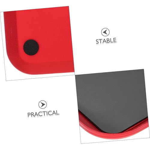 ORFOFE 2pcs Magnetic Screw Tray for Small Metal Parts and Bolts, Aluminum Alloy Organizer with Smooth Rounded Edges, for Car Repair and Small Electronics, Red