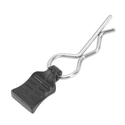4pcs RC Body Clips Durable R Pin Clips with Pull Tabs for 124008 124010 RC Cars Plastic Iron