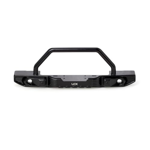 LCX Racing 1/10th RC Crawler Car CNC Machined Aluminum Alloy Front Bumper for RC Car Axial SCX10 III SCX10.3 AXI03007, Upgrades Parts Accessories