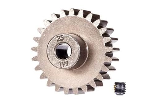 Traxxas 6492X Gear, 25-T Pinion (1.0 Metric Pitch) (Fits 5mm shaft)/ Set Screw