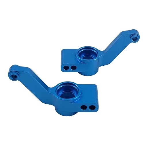 Aluminum Rear Axle Carriers for Slash Stampede Rustler 4X4 4WD (Blue) | 1/10,Rear Knuckles,Stub Axle Hubs,1952,CNC Machined,Heavy Duty,High Strength,Precision Fit,Wear Resistant,RC Upgrade - color: Blue