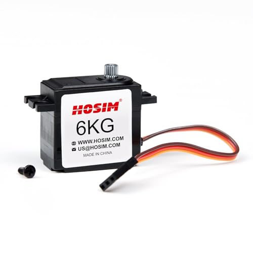 Hosim RC Cars 3 Lines Digital RC Servo Steering Engine FY-DJ01 Accessories Spare Parts for 1:10 X08 X07 X07W X15W High Speed Brushless RC Cars Trucks,Original Replaceable Parts