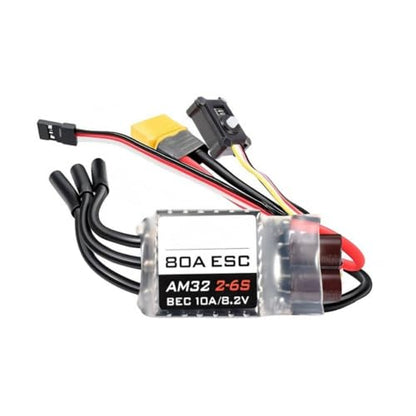 3542 Outrunner Brushless Motor with 80A AM32 ESC, 1630KV/2250KV Options, Compatible with 1/10 and 1/12 RC Crawler Cars (ESC) - color: ESC