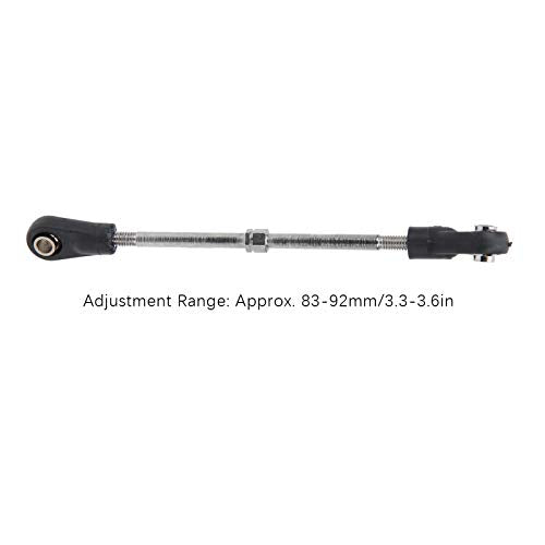 RC Car Steering Rod, 4Pcs Steering Linkage Rod Adjustable, Fit for Monsters Trunk Racing Truck 1/10 RC Model