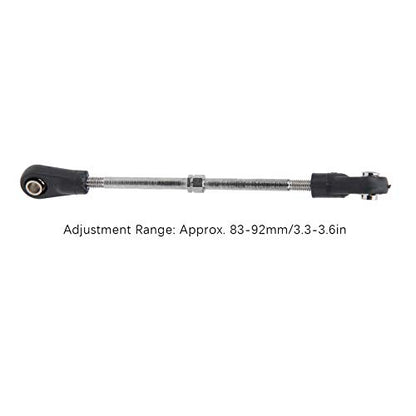 RC Car Steering Rod, 4Pcs Steering Linkage Rod Adjustable, Fit for Monsters Trunk Racing Truck 1/10 RC Model