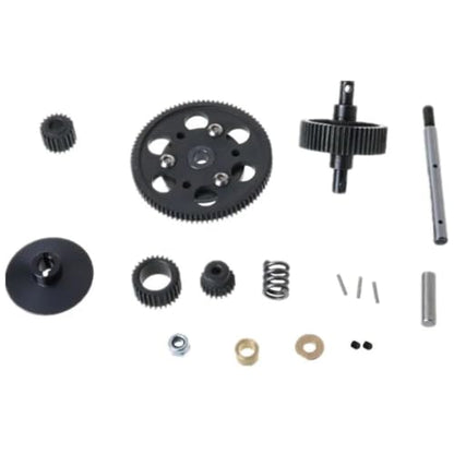RC Crawlers Components for Axial for Scx10 Smt10 Ax10 1/10 Accessories Spiral Metal Cutting Steel Transmission Gear Set Motor Pinion 87T 22T Rc Car