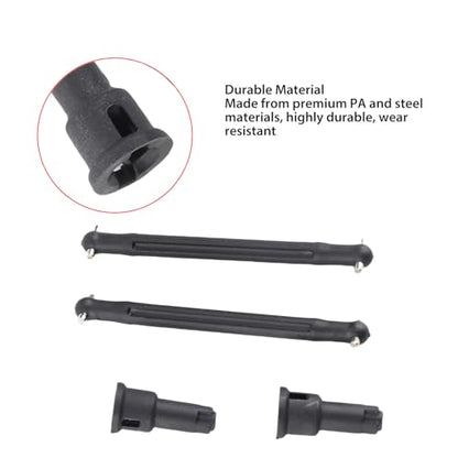 GOTOTOP RC Drive Shaft Set Steel and PA CVD Drive Shaft with Dogbone 64mm Rear Axle for Smoother Driving and Easy Fit on SCY 16101 16102 16103 16201 1 16 RC Car