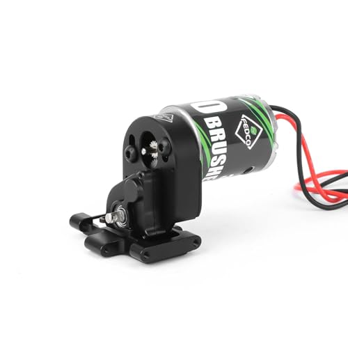 Hobbyplus CR18P 34T 370 Motor Transmission with Gearbox Mount Set for HobbyPlus CR18P Furitek Upgrades 1/18 RC Crawler