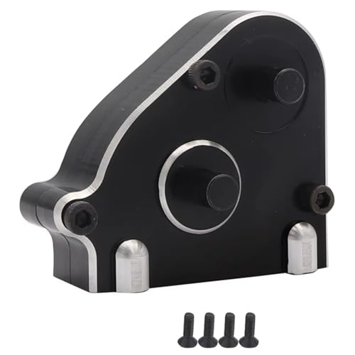 RC Cars Crawler Parts Compatible with MN86 MN86S MN86K MN86KS for MN G500 Metal Transmission Gearbox Transfer Case 1/12 RC Crawler Car Upgrade Parts(Black) - color: Black