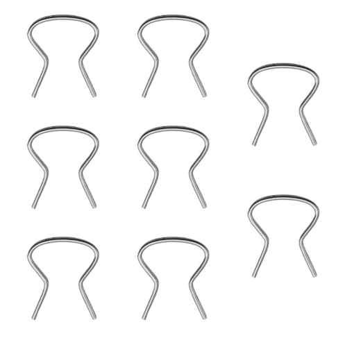 YoRise 76980 Car Window Handle Retainer Clip, Metal Automotive Door Window Handle Crank Fixing Clip Replacement, Vehicle Glass Lifter Handles Repair Assortment for Most Cars(20PCS) - size: 20PCS