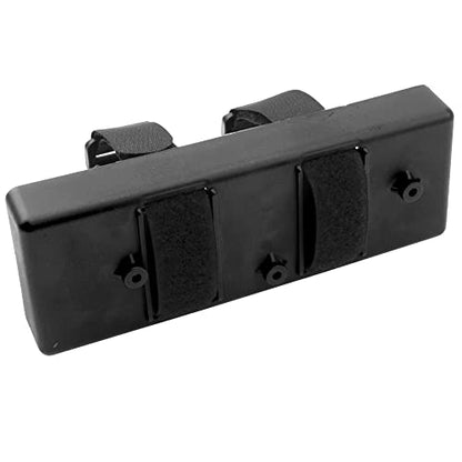 1Pcs ShareGoo Plastic RC Car Battery Tray Case for 2S Lithium & 7.2V NiMH Battery Compatible with Axial SCX10 RC4WD D90 Traxxas TRX-4 1/10 RC Car (Black) - color: Black
