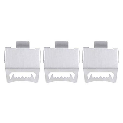 Stainless Steel RC Chassis Protector Plate Heavy Duty Underbody Guard Skid Plate for TRX6 G63 6X6 1 10 Scale Model Car Accessories Silver 8 Piece Set
