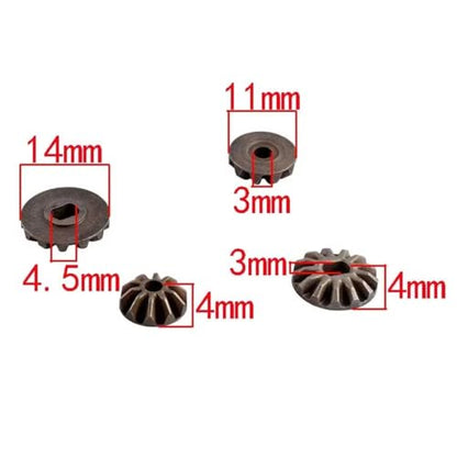 RC Car Parts Compatible with Himoto E10 E10XB E10XBL Tanto Off Road for Buggy 1/10 RC Car Upgrade Parts Metal Diff Bevel Gear Set 31009