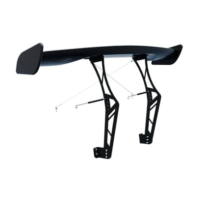 Universal 55" Spoiler GT Racing Chassis Mount Big Wing Accessories | (for Most Vechicls), Adjustable, Metal Support Brackets, Nice Clean Look Mods, Aggressive Look - style: 55Inch-Chassis Mount Style