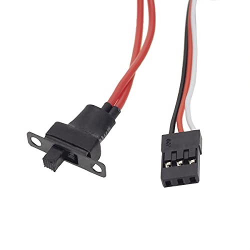 2Pcs RC Motor ESC 40A Brushed ESC Motor Electric Speed Controller 6-12.6V for 1/16 1/18 1/24 etc RC Model Cars RC Accessories Parts