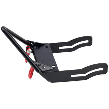 Metal Front Bumper with Winch Mount Shackles for 1/10 Axial SCX10 RC Crawler Upgrade