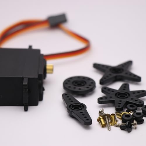 MECCANIXITY 5 Pcs Aluminum Servo Horn 25T Steering Arm 35mm Length Purple Suitable for DIY RC Car/Boat/Airplanes Boat Model Accessories with 2 Pcs Screws - color: Purple