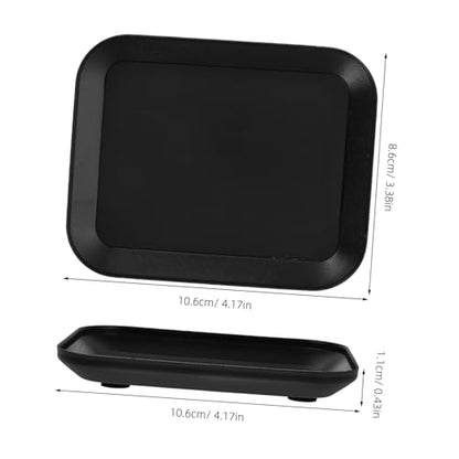Aluminum Alloy Screw Holder Tray Small Parts Storage Plate for Rc Model Cars Garage Repairs and Crafts Magnetic Tray for Screw Organization Black