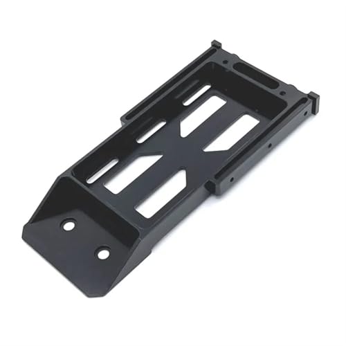 Rc Crawler Bumper Compatible with MN128 MN86 MN86S MN86K MN86KS Metal Battery Tray Rear Bumper Mount 1/12 RC Crawler Car Upgrade Parts Accessories(Black) - size: Black