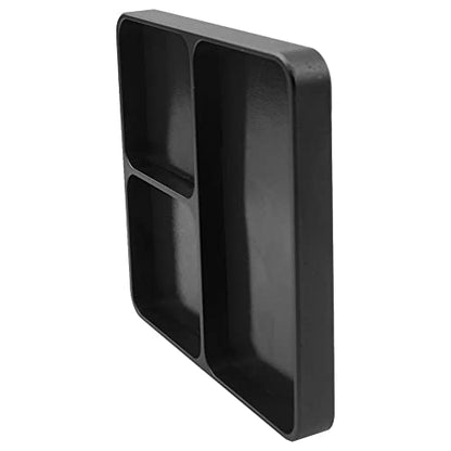 RC Screw Tray Magnet Screws Holder Plate Screw Organizer Tool (Black | Universal Metal RC Screw Tray with Magnetic Pad, Magnet Screws Plate RC Tools for HSP Redcat Traxxas Axial 1/8 1/10 RC Car - color: Black