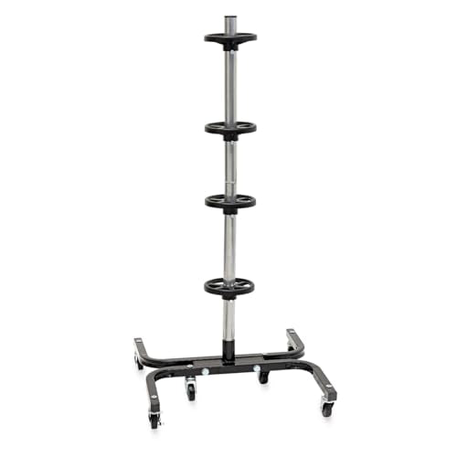 Eastwood Rolling Wheel Storage and Tire Rack Tree Dolly | Heavy Duty Tires Shelving & Rolling Tire Stand Organizer for Garage and Workshops | Holds 4 Wheels up to 275 lbs Weight Capacity