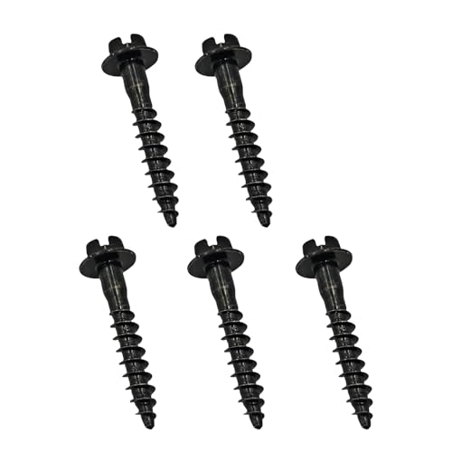 WZP 5PCS Air Box Bolt Screws, BAS01003 GM Air Box Cleaner Intake Retainer Screw, Replace for GM 6509605AA 11549031, Compatible with Dodge, Ram, Chevy (Black)