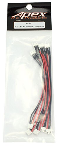 JST-XH 2S 6" / 150mm Balance Plug Extension Lead - 5 Pack #1090