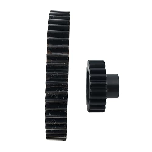 Hardened Steel 1.0 Mod Spur Gear with 23T Pinion for X-Maxx Maxx E-Revo (52T) | 1/5 Scale,1/7 XO-1,1/10 Maxx,E-Revo 2.0 VXL,Heavy Duty,Upgrade Parts,6449 Compatible,High Strength - style: 52T
