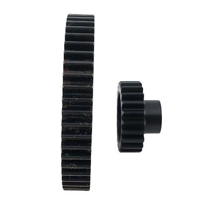 Hardened Steel 1.0 Mod Spur Gear with 23T Pinion for X-Maxx Maxx E-Revo (52T) | 1/5 Scale,1/7 XO-1,1/10 Maxx,E-Revo 2.0 VXL,Heavy Duty,Upgrade Parts,6449 Compatible,High Strength - style: 52T