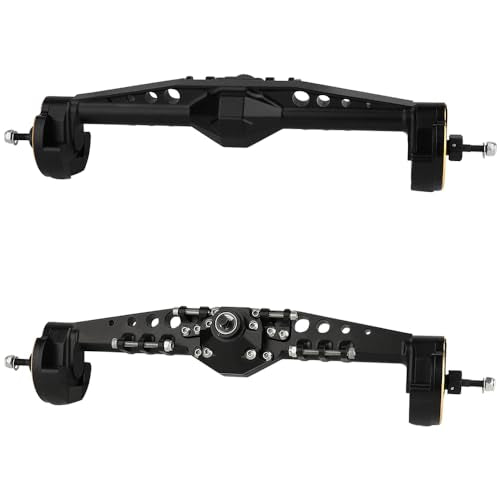 CNC Aluminum Front Rear Offset Portal Axle with Brass Counterweight for 1/10 RC Crawler Axial Capra 1.9 UTB AXI03004 AXI03000T1 T2 Buggy F9 Upgrades Part