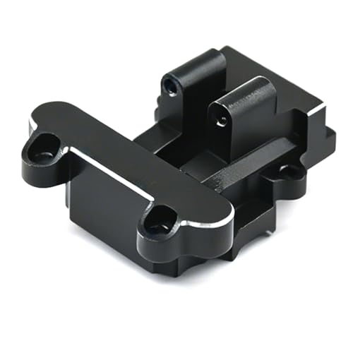 Aluminum Upgrade Parts Set for ARRMA 1/16 Mini Kraton 3S, Front/Rear Upper/Lower Arm, Gearbox Cover, Wing, Steering Link (Black Rear Gearbox Cover) - color: Black Rear Gearbox Cover