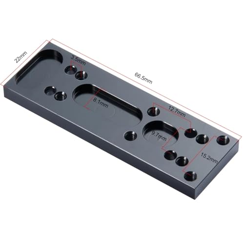Rc Car Gearbox For Axial For SCX10 D90 1/10 Metal Transfer Case Gearbox Intermediate Fixing Plate RC Crawler Car Truck Model Upgrade Parts(Fixing Plate) - size: Fixing Plate