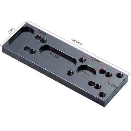Rc Car Gearbox For Axial For SCX10 D90 1/10 Metal Transfer Case Gearbox Intermediate Fixing Plate RC Crawler Car Truck Model Upgrade Parts(Fixing Plate) - size: Fixing Plate