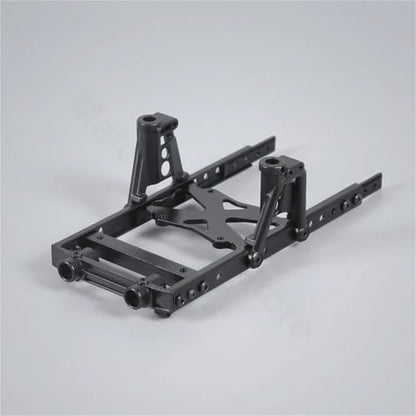 Metal 6x6 Chassis Rails Extended Kit with Shock Towers and Bumper Mount for 1/10 RC Crawler Axial SCX10 90046 90047 Upgrade Part