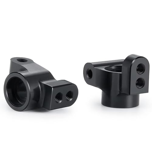 RC Repairs Models For Mini-B 2WD 1/16 2Pcs Aluminum Alloy Front Steering Knuckles Caster Blocks RC For Buggy Truck Model Upgrade Parts(Caster Blocks) - size: Caster Blocks