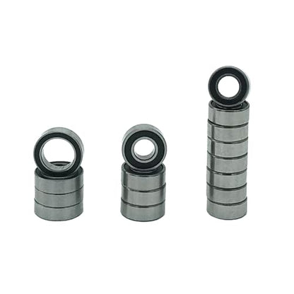 16pcs RC Ball Bearings Kit 5x10x4 5x11x4 8x12x3.5mm Rubber Sealed Compatible with Tamiya TT-02 TT02 1/10 RC Parts