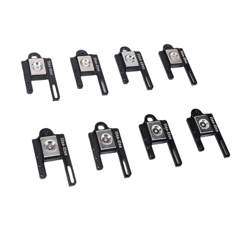 Keenso RC Crawler Body Mounts, 8Pcs Adjustable Magnet Post Kit, Lightweight for 1/8 1/10 RC Cars