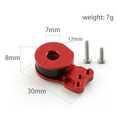 Aluminum 25T Servo Horn 3-Hole Adjustable Servo Saver | for 1/8 1/10 RC Car Boat | Hi-Torque Steering Arm