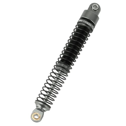 4PCS 53mm/59mm/65mm/78mm Aluminum Shocks Absorbers Oil Threaded Damper for 1/18 RC Crawler TRX4M TRX-4M Bronco Defender K10 Upgrade Parts (78mm-gray) - color: 78mm-gray